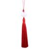 White Jade Lotus DIY Jewelry Curtain Clothes Decorative Accessories Key Car Bag Hanger Craft Tassels