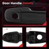 cciyu Exterior Door Handle Set - Front Driver Left Passenger Right Black (1pc) Compatible with 2012-2017 for Toyota Camry Replaces Part Numbers