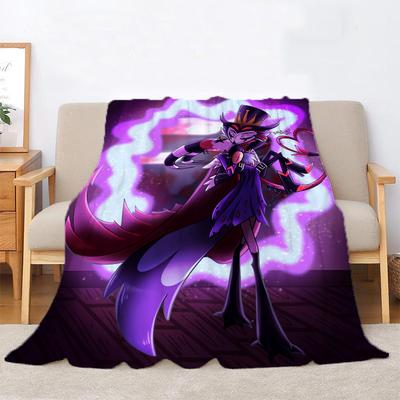 Helluva Boss Throw Blanket for Sofa Luxury Bedding Fluffy Soft Blankets & Throws Beach Towel Home and Decoration Knitted Plaid