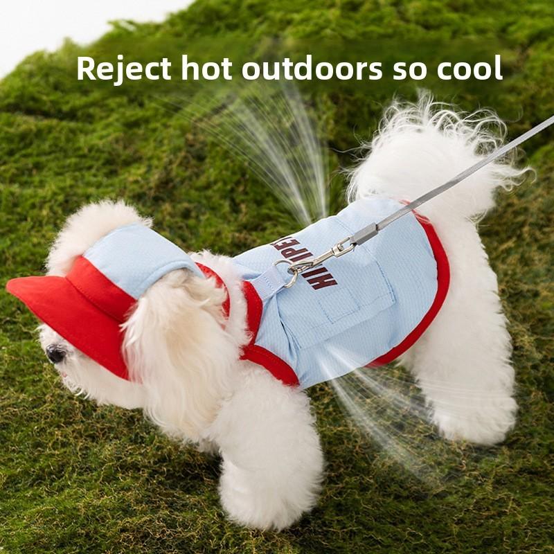 Pet Cooling Vest With Adjustable For Summer Outdoor Dogs And Cats