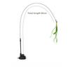 Funny Cat Teaser Toy Simulation Bird Cat Toy Feather with Bell Cat Stick Interactive Toy for Kitten Playing Teaser Wand Toy