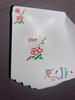 Waterproof Thick Mahjong Poker Cards with Non-slip Texture, Includes Dice