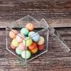 Quadratische Plastikbox mit Deckel Quadratische Transparente Bonbondose Aufbewahrungsbox