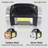 Solar Rechargeable Portable Searchlight Multifunctional Spotlights Outdoor LED COB Lighting Strong Light Flashlight