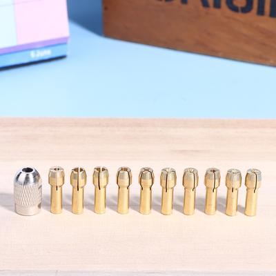 1 Set Bohrfutter Adapter Mini Bohrfutter Für Dremel Futteradapter Mikro Spannzange Messing Für Power Drehwerkzeug