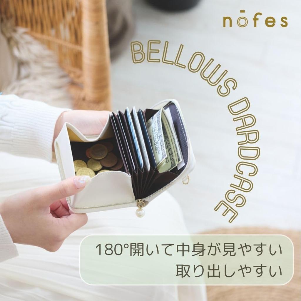 Raymay Fujii Nofes Accordion Card Mini Mocha NSH1454C Case, Wallet, Brown,