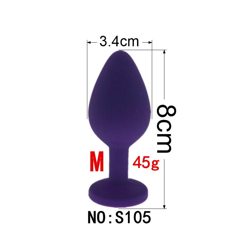 Silicone Plug: Tail-Free, No Gasket, Available Without Diamonds (Purchasable Separately)