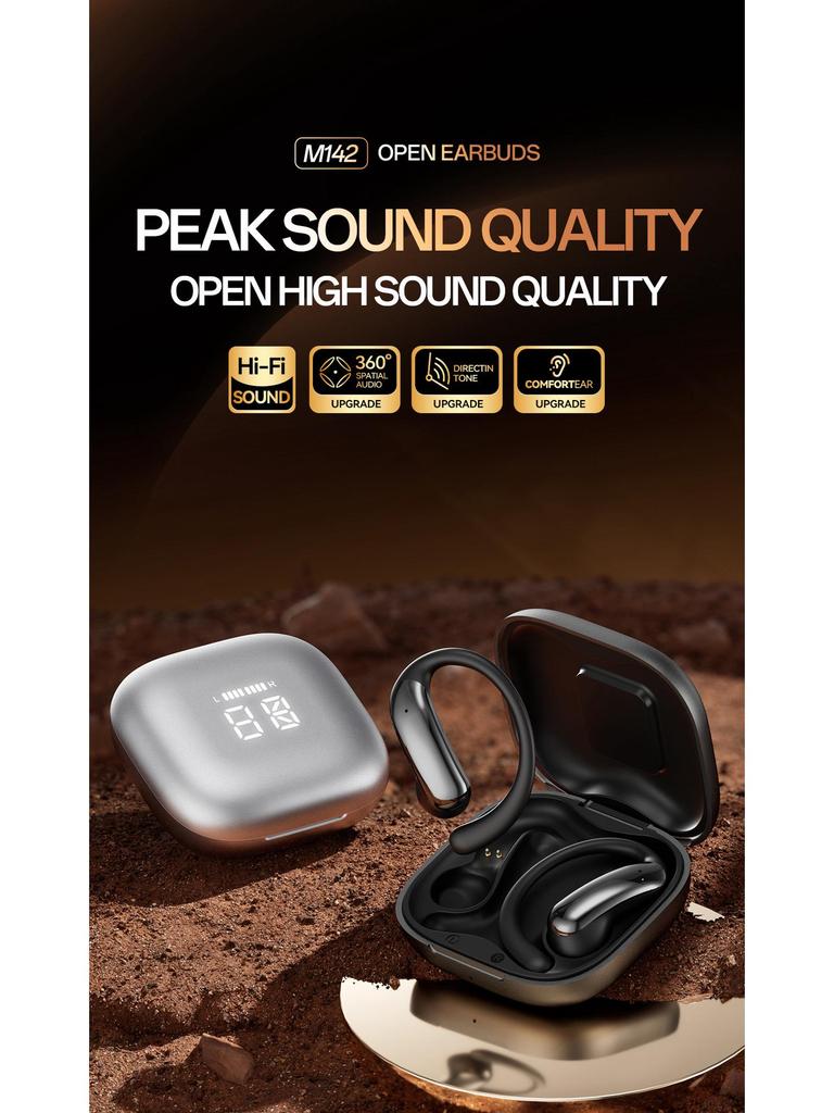 M142 Offene kabellose Bluetooth-Kopfhörer mit langer Akkulaufzeit & High-Fidelity-Sound