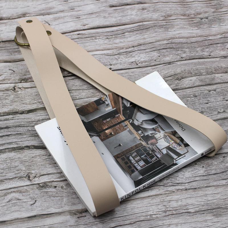 

Nordic Wall-Mounted Leather Magazine and Newspaper Rack