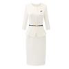 Elegant Professional Mid-Length Work Dress