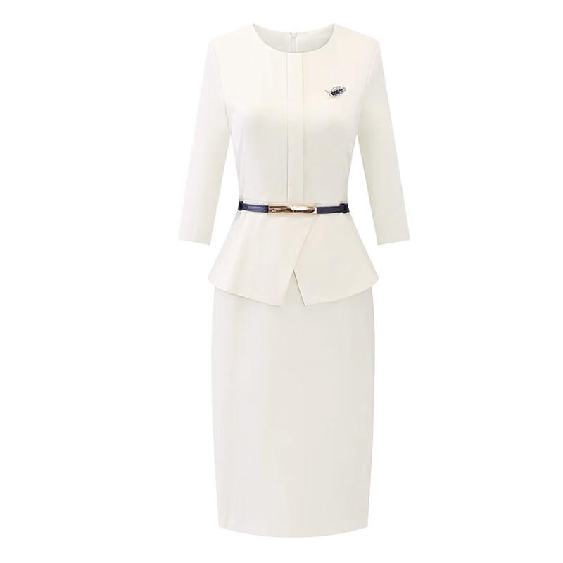 

Элегантное профессиональное рабочее платье средней длины S