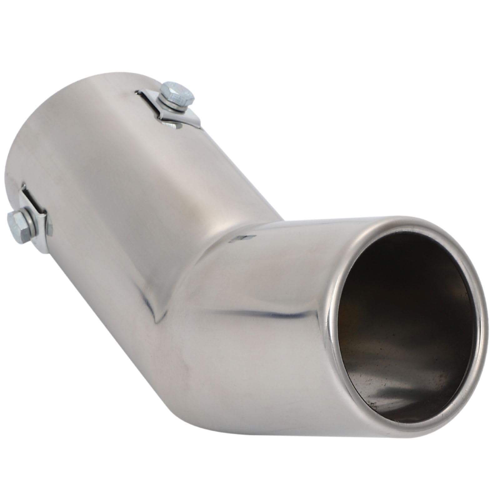 

calm wish muffler cutter, silver, light, car, downward, single accessory, stainless steel, custom pipe, 1 piece, for general purpose срібний