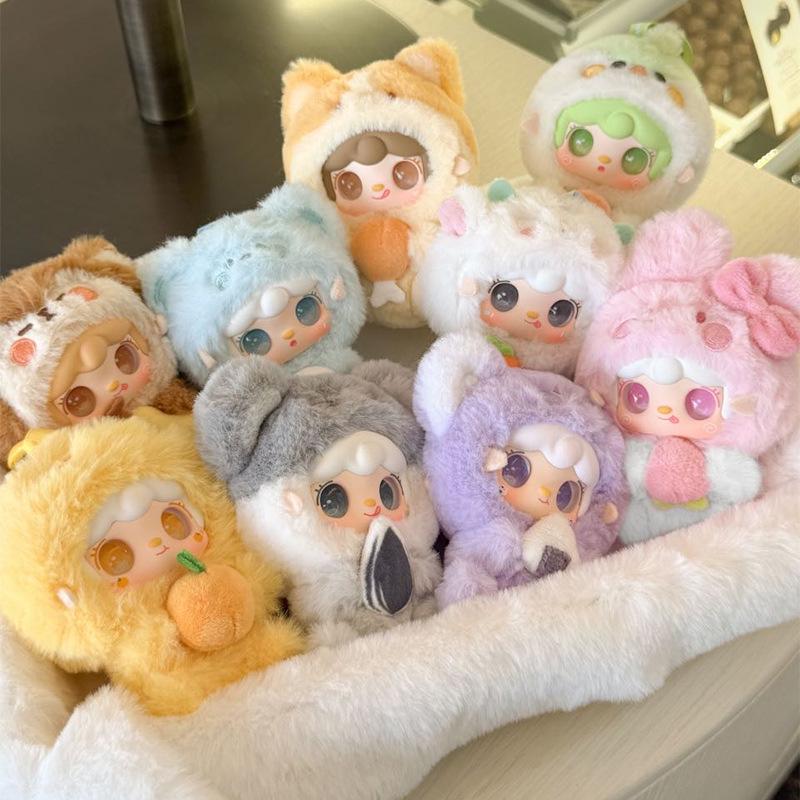 Three Little Hairs Lucky Rabbit Plush - Cute Bedroom Decoration