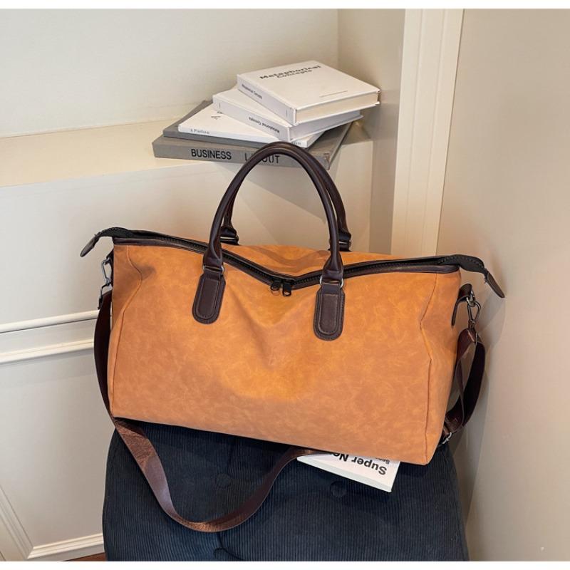 Commuter tote bag women's new high-end portable travel tote bag fashionable large-capacity shoulder oblique span bag