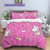 My Melody  Pattern Bedding Quilt Set  Home Decoration  Gift (1 * Duvet Cover + 2 * Pillowcase  Without Core)