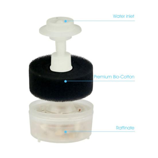 Mini Fish Tank Filter with Maifan Stone Replaceable Water Absorbent Aquarium Filter with Hard Trachea Cleaning Tools