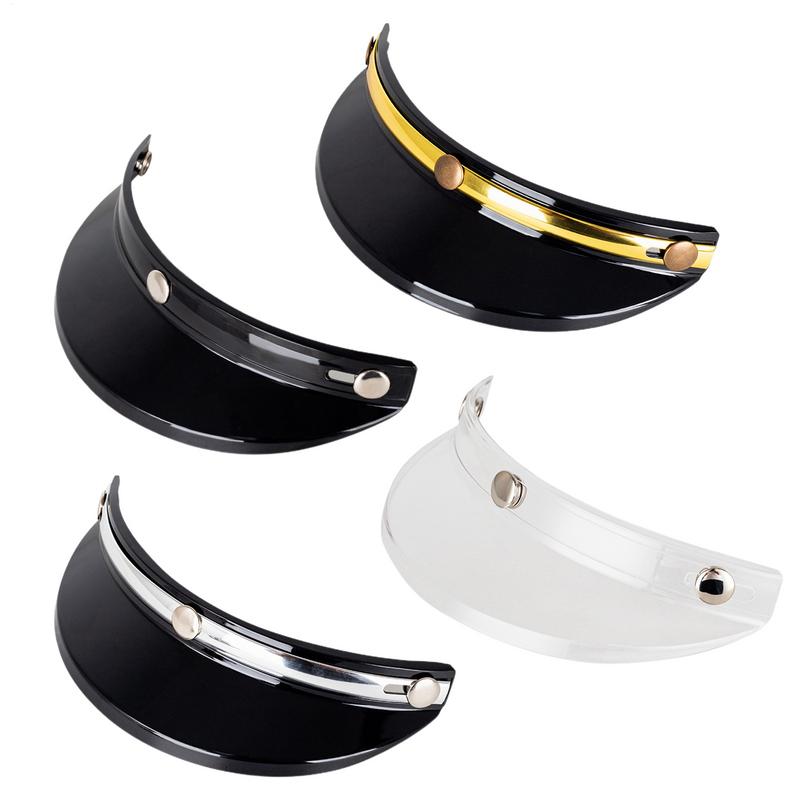 Motorcycle Face Shield Visor Retro Shield Vintage Helmet Brim Vintage Style Helmets Accessories For Motorcycle Helmet 4 Colors