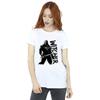 Netflix Womens/Ladies The Witcher Sketch Geralt Cotton Boyfriend T-Shirt