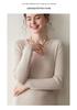 Women's Slimming V-neck Cashmere Knit Dress - Long Wool Dress for Autumn/Winter