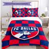 Fc Dallas Printed 3PCS Bedding Set Soft Breathable Duvet Cover Pillowcases Set Washable Bedroom Decor Home Gift