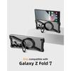 Frameless Case For Samsung Galaxy Z Fold 7 6 5 For Magsafe With 360°Rotating Magnetic Stand Metal Shockproof Protect Phone Cover