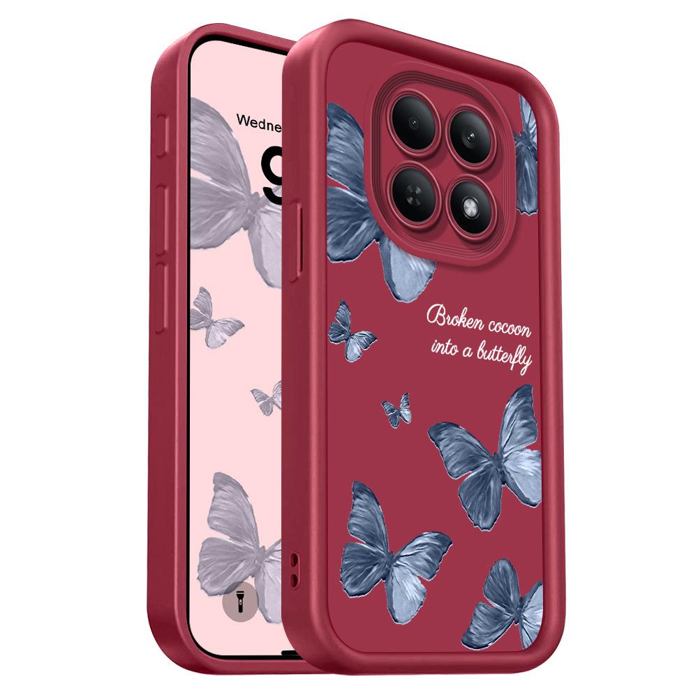 

Flying Butterflies Phone Case For Xiaomi Redmi Note 15 14 13 12 12S 11 11S 10 Pro Plus 4G 5G Staircase Soft Cover Redmi Note 10 Pro