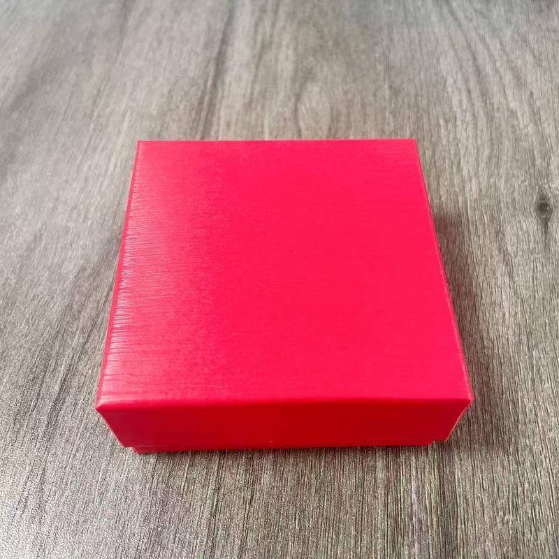 Mary Fashion Necklace Box Jewelry Packaging Box Pendant Jewelry Box Casualpure Color Earrings