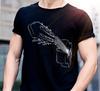 Gitarren T-Shirts Akustikgitarrist T-Shirt Musiker T-Shirt 3D Künstlerisches Shirt