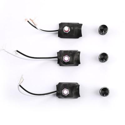 Stolní lampa v černém tónu Stmívač s plným rozsahem Otočný přepínač Knoflíkový spínač 1A 3A