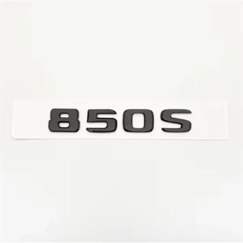 Glossy Black 50S4M 38S4M 40S 60S B550 850S ABS Emblem for Mercedes Benz Brabus S W221 W222 W223 Car Trunk Badge Logo Sticker AV1
