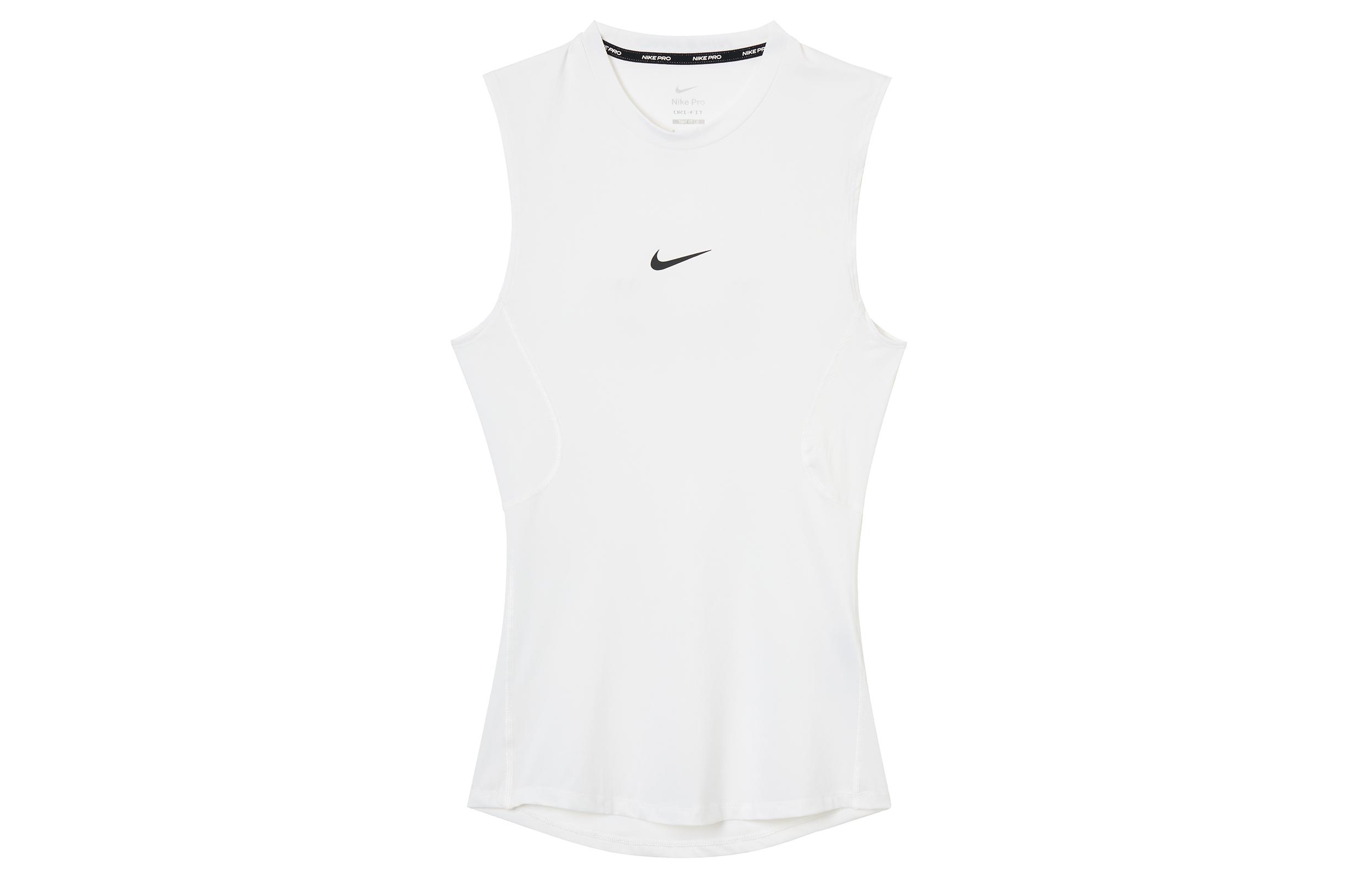 Nike PRO DRI FIT T Shirt Men s White FB7915-100 XXL