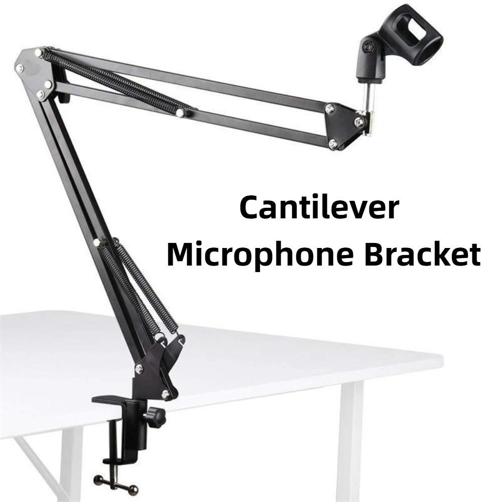 Extendable Microphone Stand Foldable Microphone Clamp Microphone Holder  Microphone Accessorie