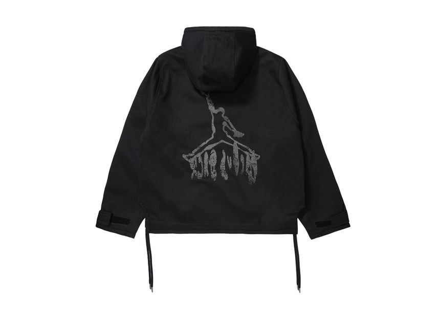 Nike Jordan Travis Scott Half Zip Jacket Black