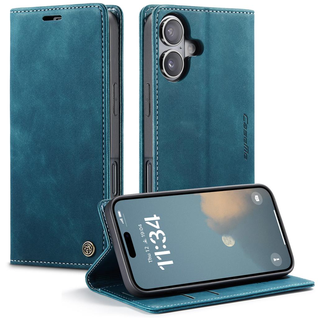 For iPhone 17 Wallet Case CASEME 013 Series PU Leather Phone Cover Stand