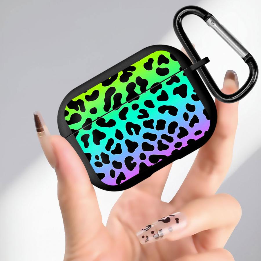 Чехол для Airpods 3 2 4 Pro2 1 Pro Pro3 Мягкие чехлы для наушников Cover Разноцветные леопардовые принты Airpods Pro 3