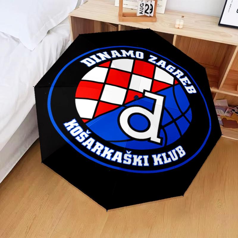 Dinamo Zagreb Basketball Club Umbrella Folding umbrella, automatic umbrella 8-Frame for Travel, camping Use Gift for Halloween Christmas