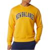 New Balance Sweatshirts Men's Yellow Crew Neck Moderate Regular MT03515-ASE