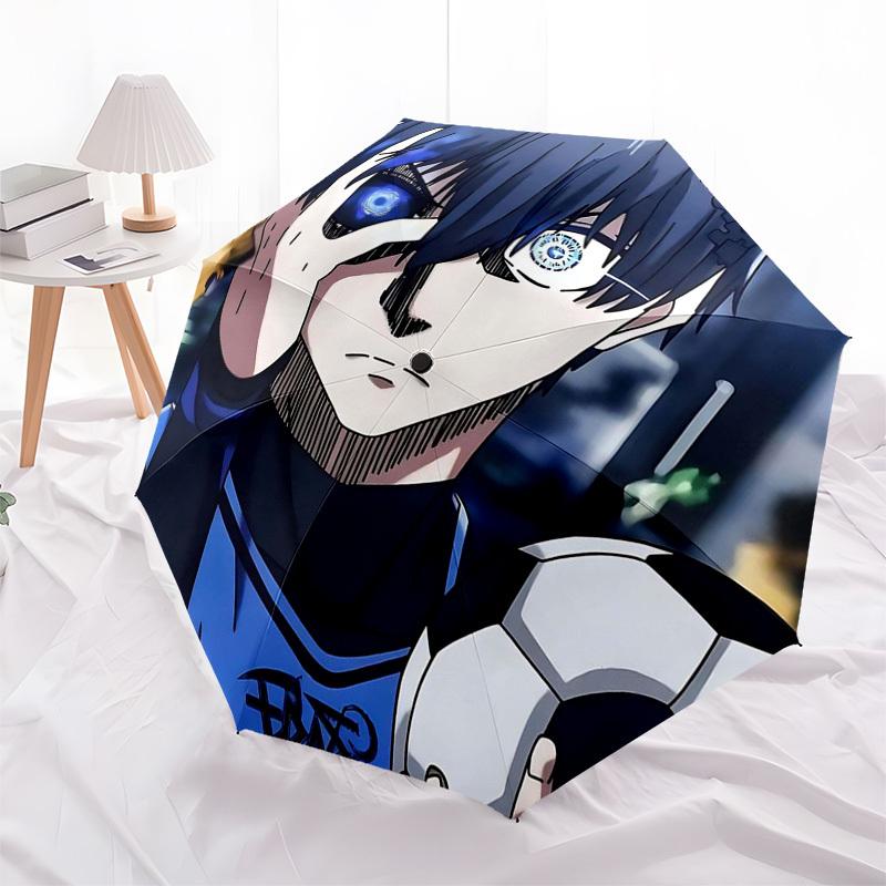 1pc Anime Character Umbrella with Automatic Opening & Closing, Foldable Design, Iron Frame, Outdoor Use, Perfect Gift for Fans, Travelers, Daily Use.W