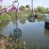 Iron Bird Feeding Wire Cage Bite Resistant Bird Feeding Basket Durable Hanging Bird Feeder  Garden