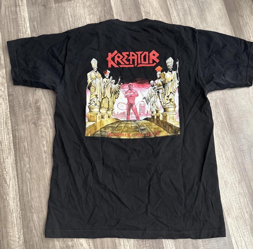 Vintage Kreator Black Short Sleeve S-234XL men women t-shirt HT202