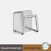 Gunmetal Gray No-Drill Sink Sponge & Pot Lid Storage Rack