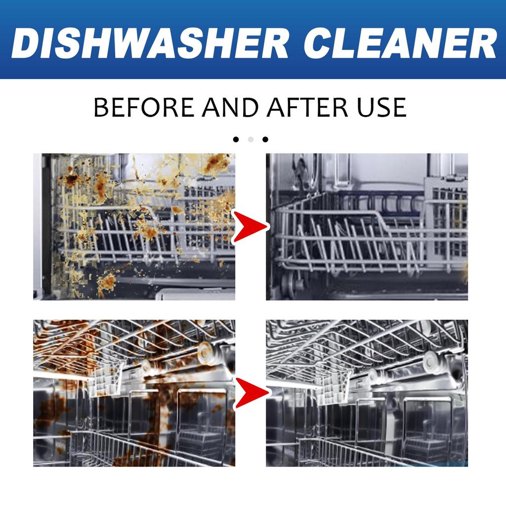 Dishwasher Cleaning Tablet 200g Special Dishwashing Block Heavy Dishwasher Cleaning Degreasing & Scale Removing Washing Tablet