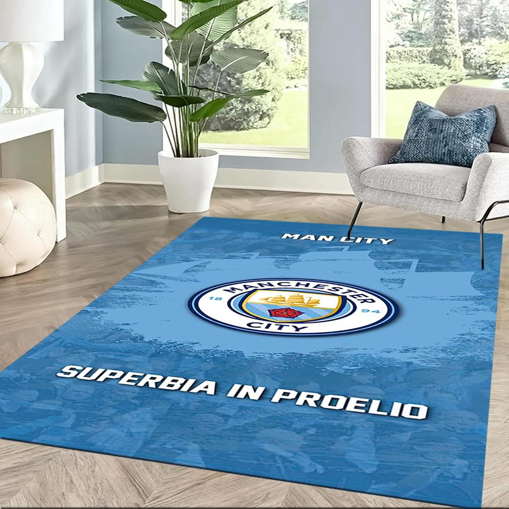 Manchester City Carpet Design For Balcony Living Rooms Outdoor Kitchen Antislip Rug Decorate Offices Spiritual Gift
