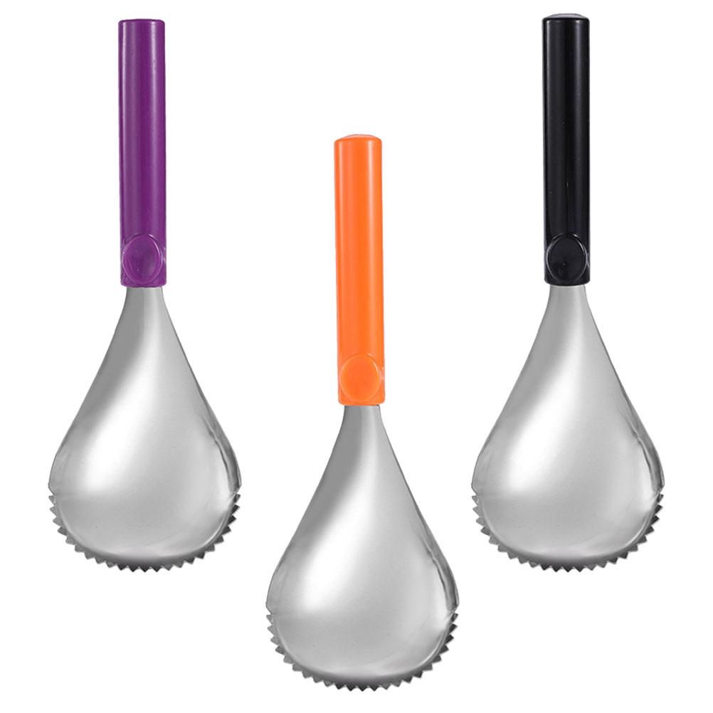 

3 шт. зубчатая лопатка для удаления сердцевины из нержавеющей стали для тыквы детские лопатки для удаления тыквы