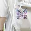 2Pcs Colorful Butterfly Car Pendant Faux Crystal Hanging Ornament for Rearview Mirror Rhinestone Art Kit for Car Charm