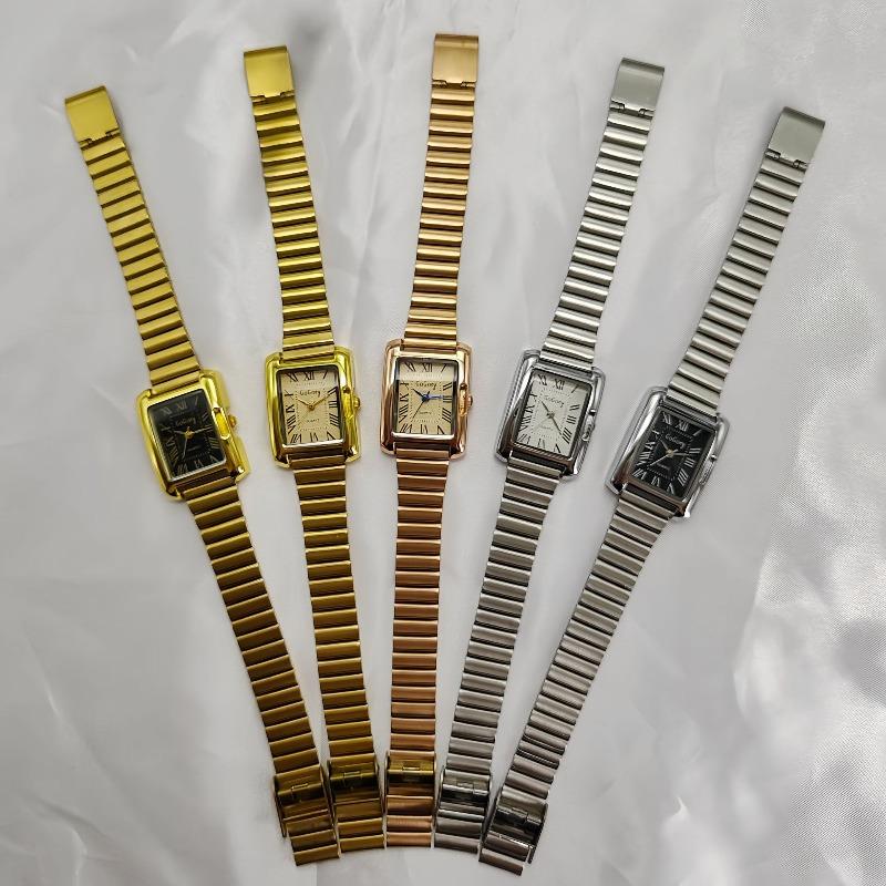 Famous Women Quartz Watch Fashion Roman Dial Watches Length-adjustable Steel Strap Wristwatch Luxury Gifts Relojes Para Mujer