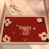 Festive Red Chinese Wedding Entrance & Bedroom Floor Mat
