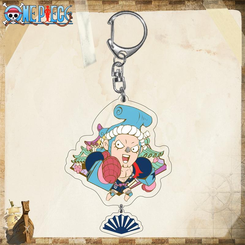 One Piece Luffy Acrylic Keychain - Chopper, Zoro, Anime/Manga, 2D Acrylic Keychain/Cartoon Keychain Gift