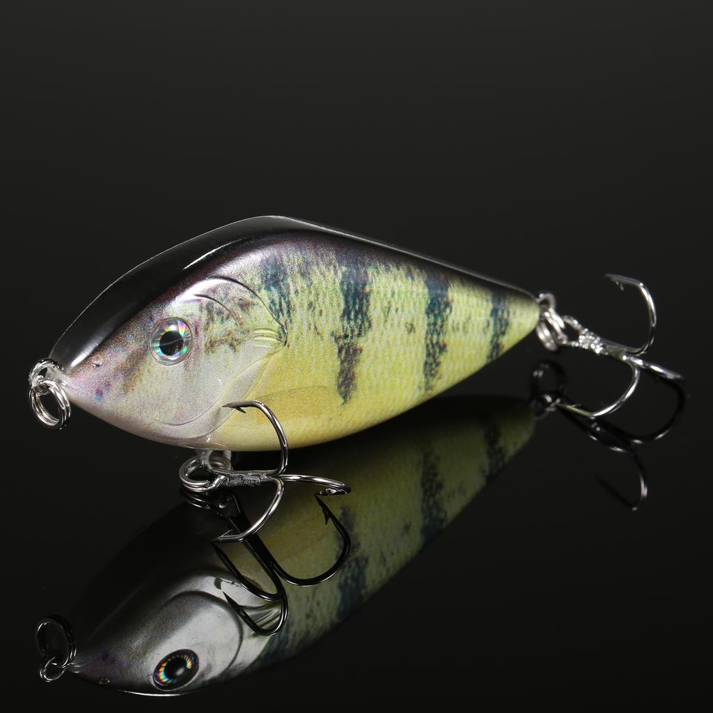 TARUOR 70mm 14,5g Mini Wobler Crank Návnada Crankbait Potápějící se návnada Umělá tvrdá rybářská návnada