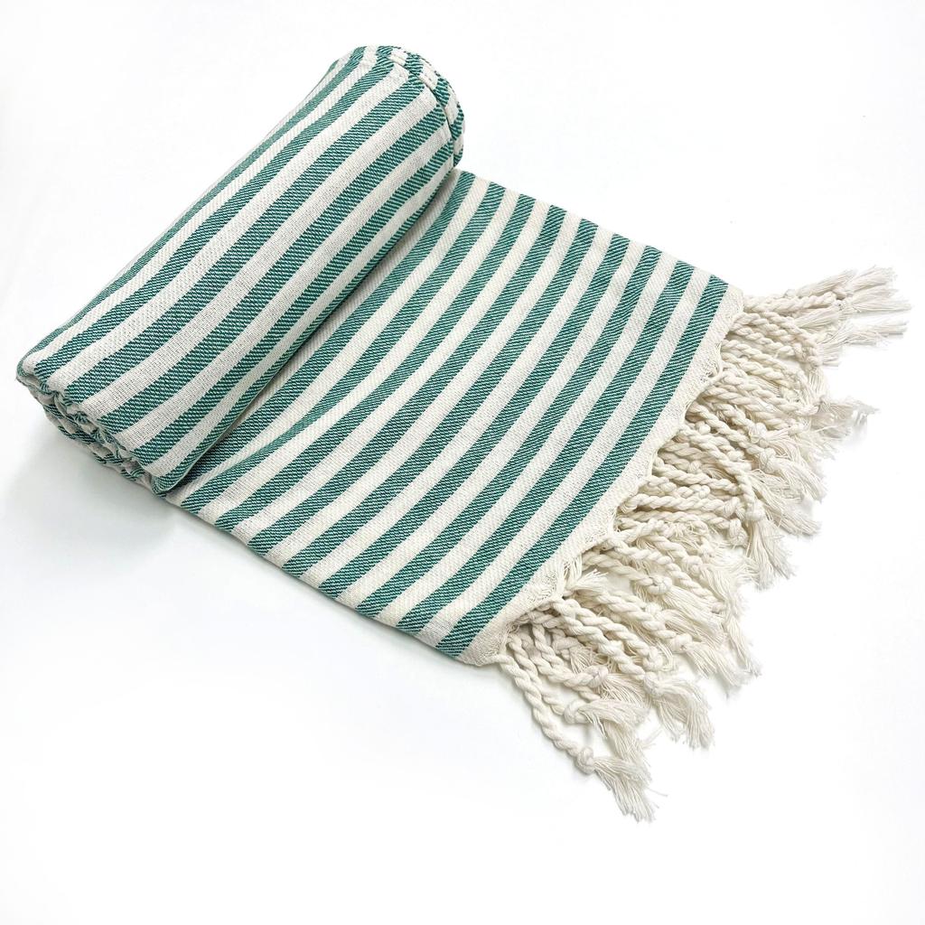 TURKISH Classical Series Beach Towel | 71 x 39 in | Extra Large Wearable Turkish Bath Towel | Premium Luxury Striped Linen